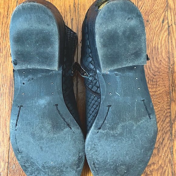 Sam Edelman - Snakeskin Ankle Booties - Picture 5 of 5